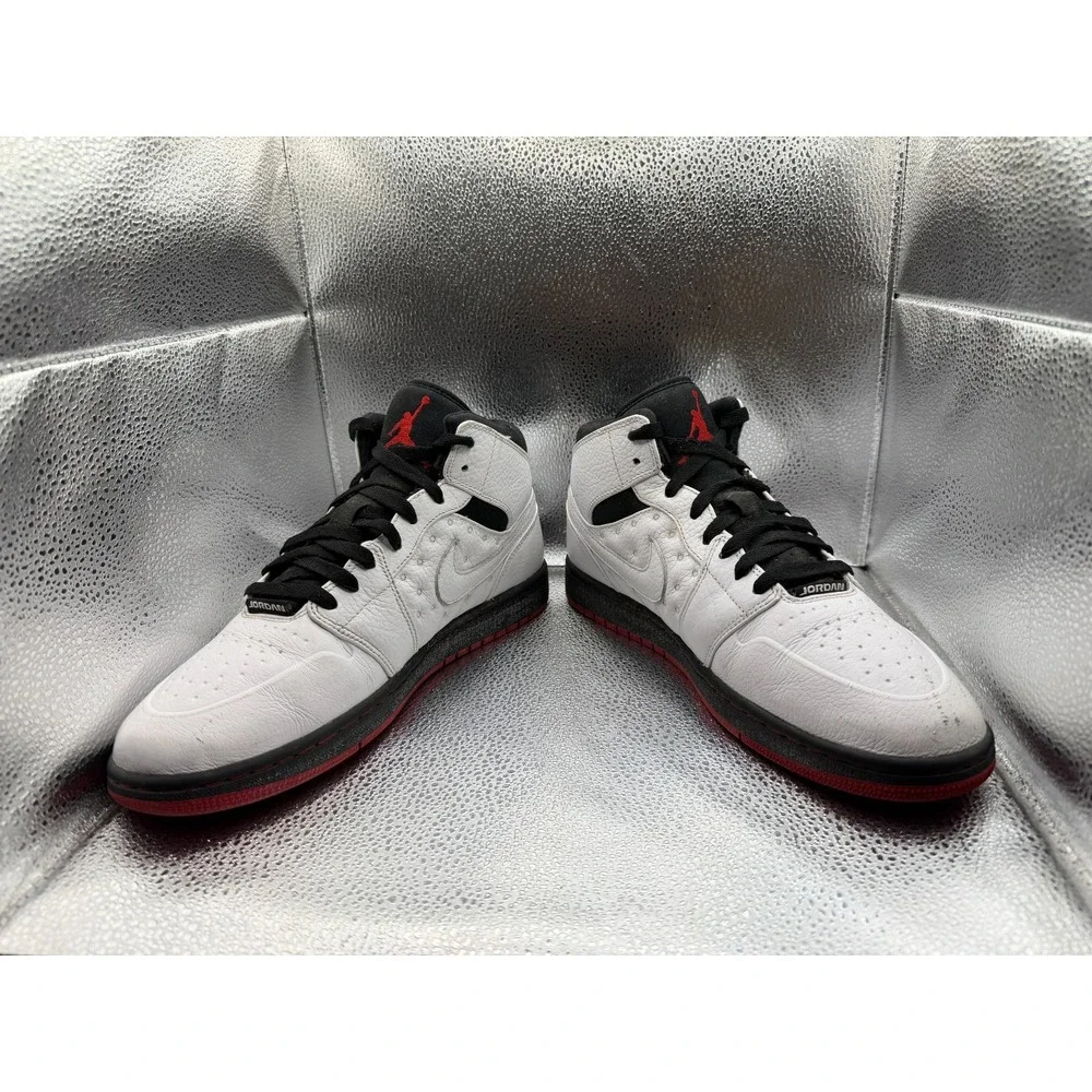 Size 10.5 Nike Air Jordan 1 Retro 97 TXT Playoff‎ White Mens Sneakers 555069-101